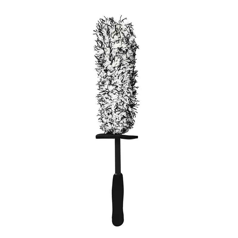 Car Wash Super Brush Plush Premium Wheels Brush Non-Slip Handle Easy to Cleaning Rims Spokes Wheel Barrel Car Accessories