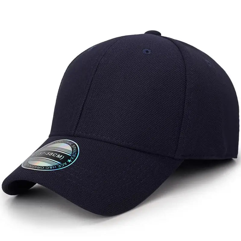 Baseball Cap Men Snapback Hats Caps Men Fitted Closed Full Cap Women Gorras Bone Male Trucker Hat Casquette Outdoor Black