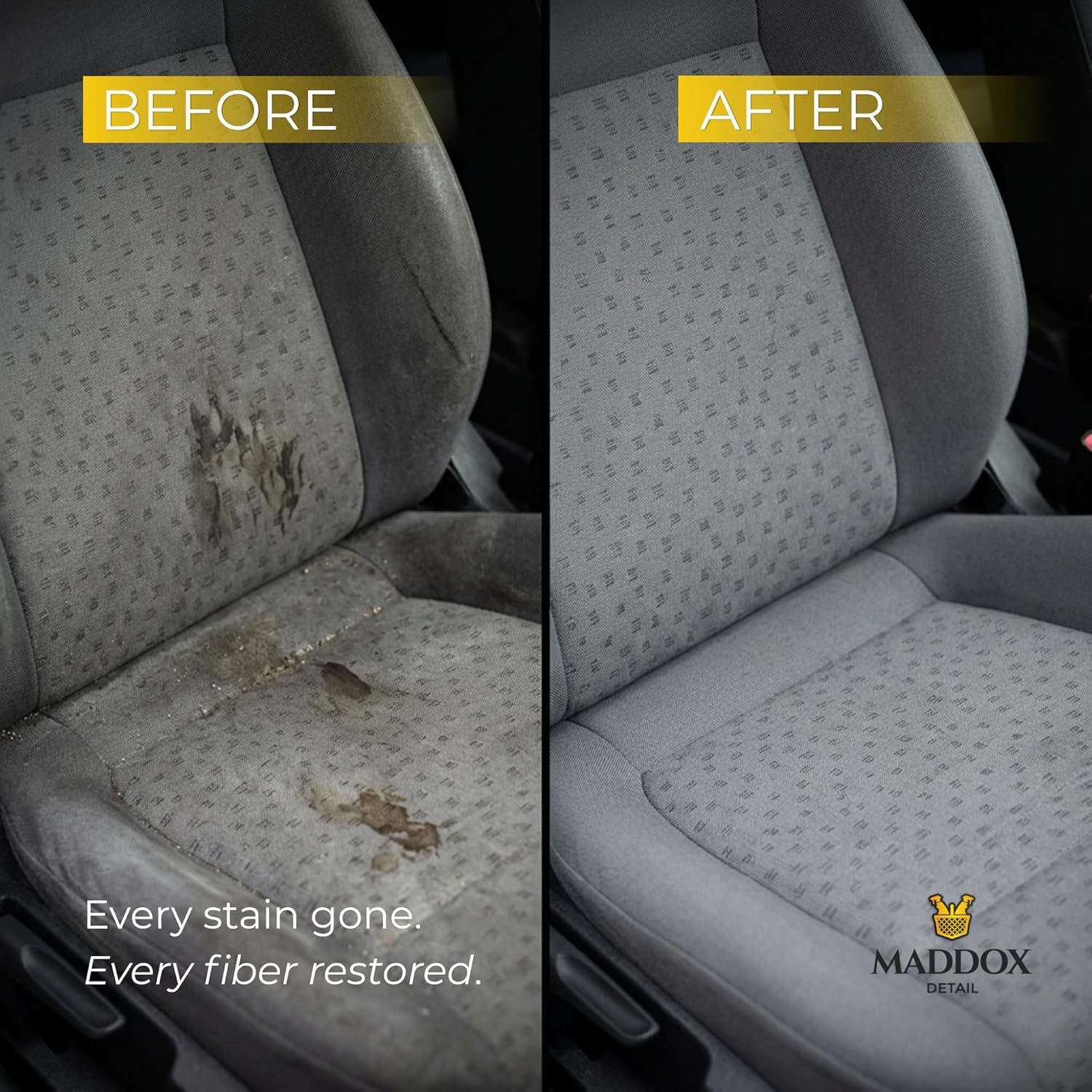 Maddox Detail | Limpiador De Tapicerias Textil, Alfombrillas, Techos, Y Alcántara | Limpieza Coche Interior | Limpia Tapicerias Coche En Profundidad | Productos Limpieza Coche | Interior Cleaner 500Ml