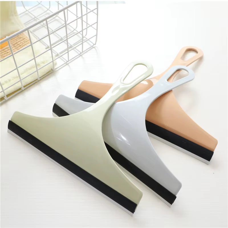 Glass Cleaning Tools Bathroom Mirror Squeegee Car Glass Scraper Cleaning Squeegee Wiper Windshield Silicone Auto Washing Tool