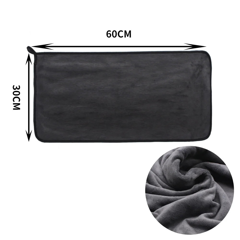 120X52 100X40 75X35Cm Microfiber Car Wash Towel Extra Soft Cloth Fast Drying Auto Detailing Microfiber Rag for Car Cleaning