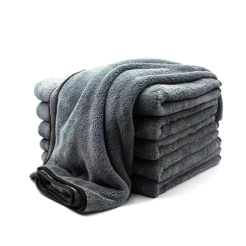 120X52 100X40 75X35Cm Microfiber Car Wash Towel Extra Soft Cloth Fast Drying Auto Detailing Microfiber Rag for Car Cleaning