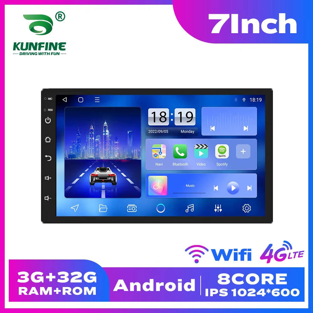 2 Din Car Radio Carplay Android Auto 7 9 10 Inch 4G 64G Universal Multimedia Player DSP AM RDS AHD GPS WIFI Auto Radio