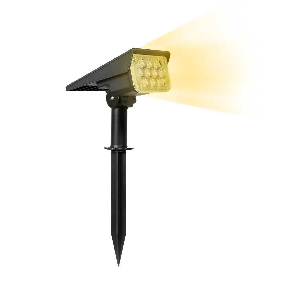 1/2/4PCS Solar Power Light Adjustable Light Temperature Solar Garden Light Outdoor IP65 Solar Lamp Super Bright Solar Spotlight