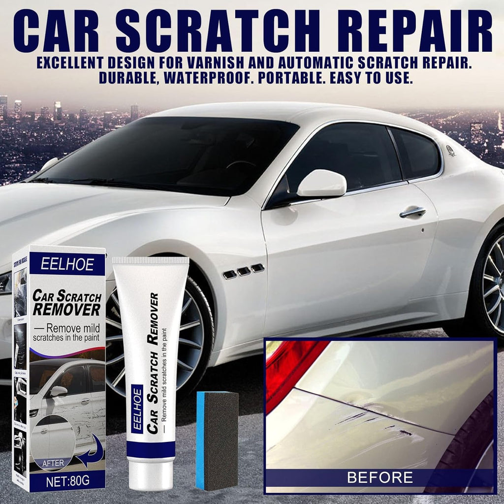 Reparador Arañazos Coche,  Quita Arañazos Coche, Pulimento Coche Arañazos, Quita Rayones Coche, Con Esponja, Para Arañazos De Ramitas Y Clavos