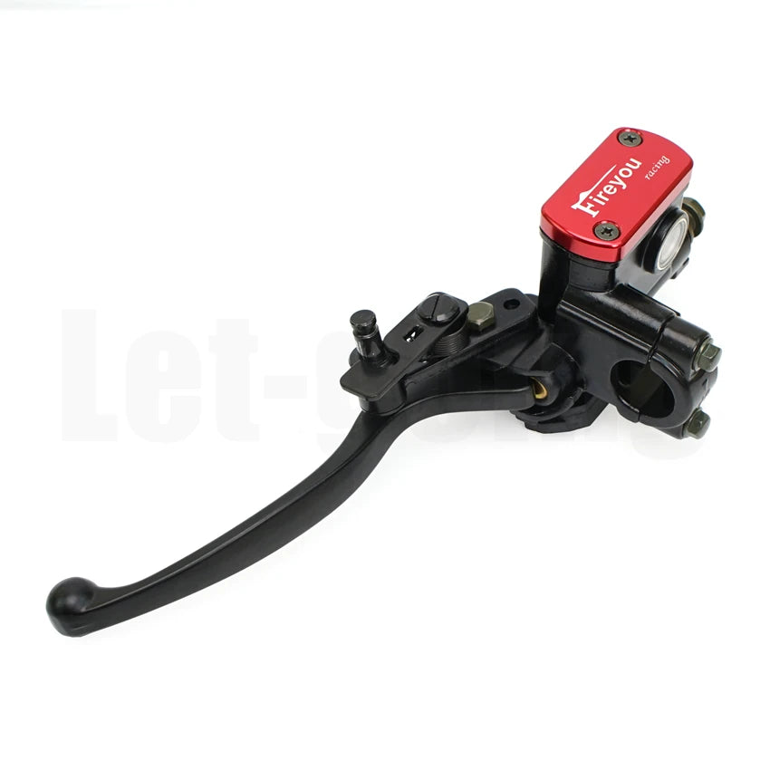 Moto Locking Brake Clutch Lock Master Cylinder Lever Holding for Quad Bike ATV 50Cc 110Cc 150Cc Front Left 7/8" 22Mm Pitbike