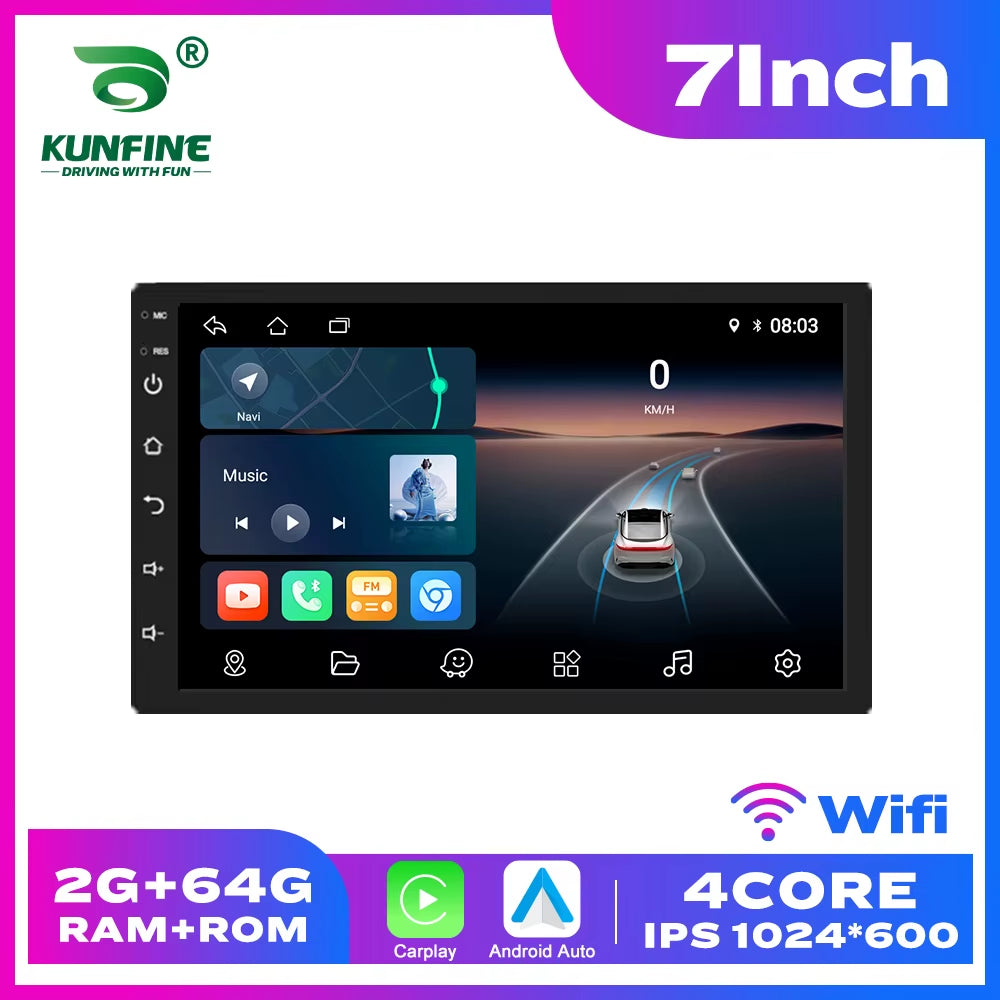 2 Din Car Radio Carplay Android Auto 7 9 10 Inch 4G 64G Universal Multimedia Player DSP AM RDS AHD GPS WIFI Auto Radio
