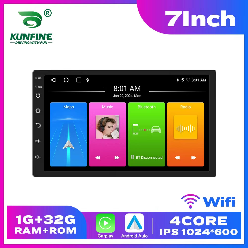 2 Din Car Radio Carplay Android Auto 7 9 10 Inch 4G 64G Universal Multimedia Player DSP AM RDS AHD GPS WIFI Auto Radio