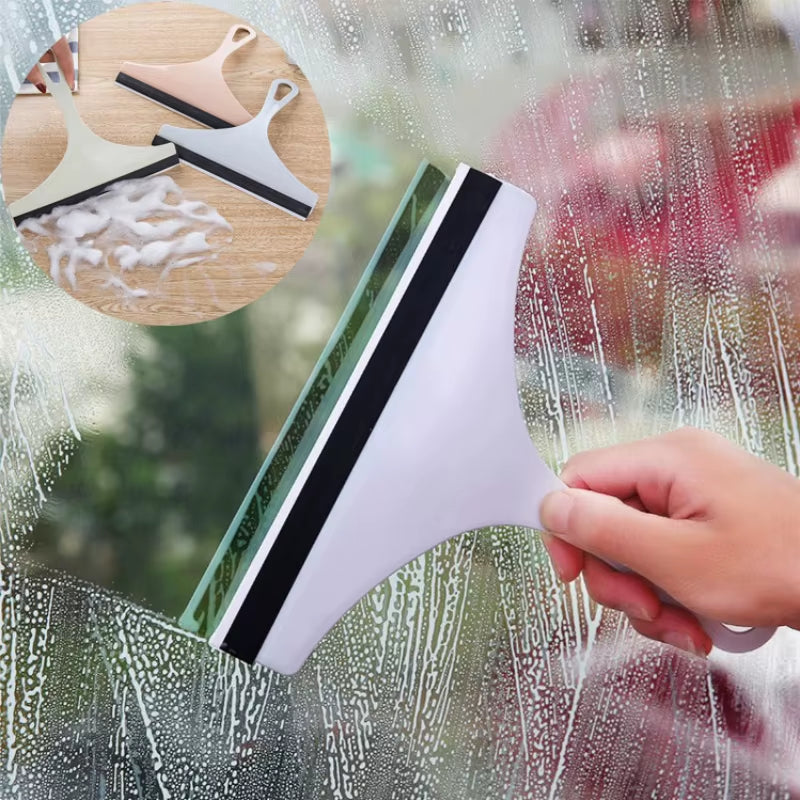 Glass Cleaning Tools Bathroom Mirror Squeegee Car Glass Scraper Cleaning Squeegee Wiper Windshield Silicone Auto Washing Tool