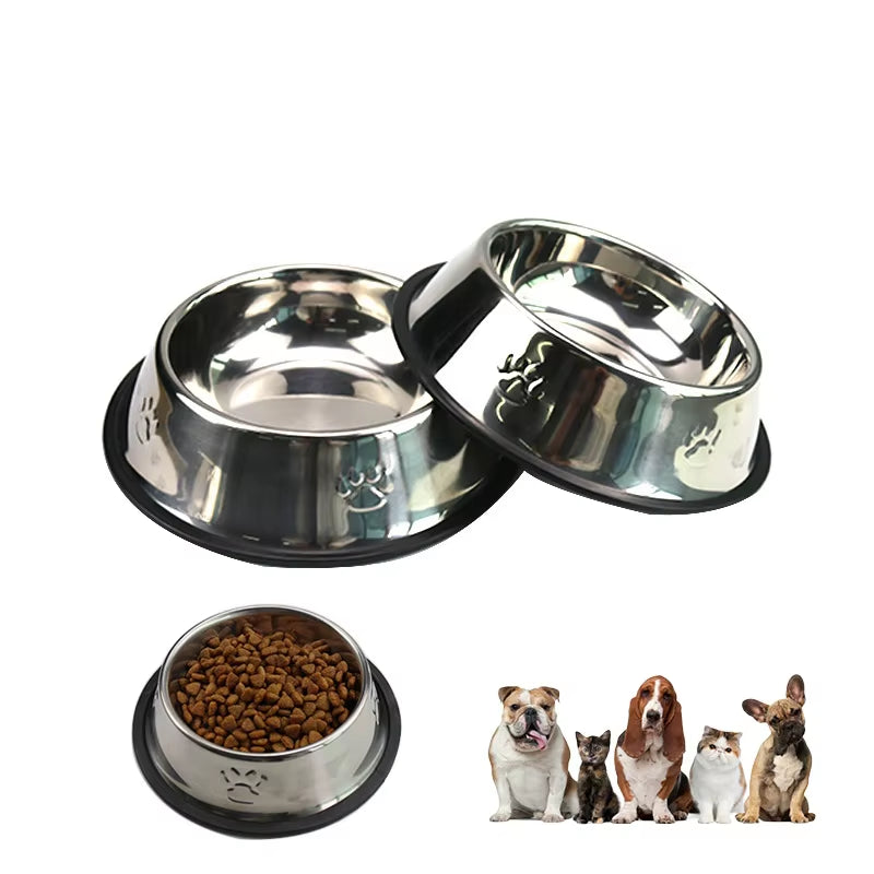 Cuenco de acero inoxidable para perros