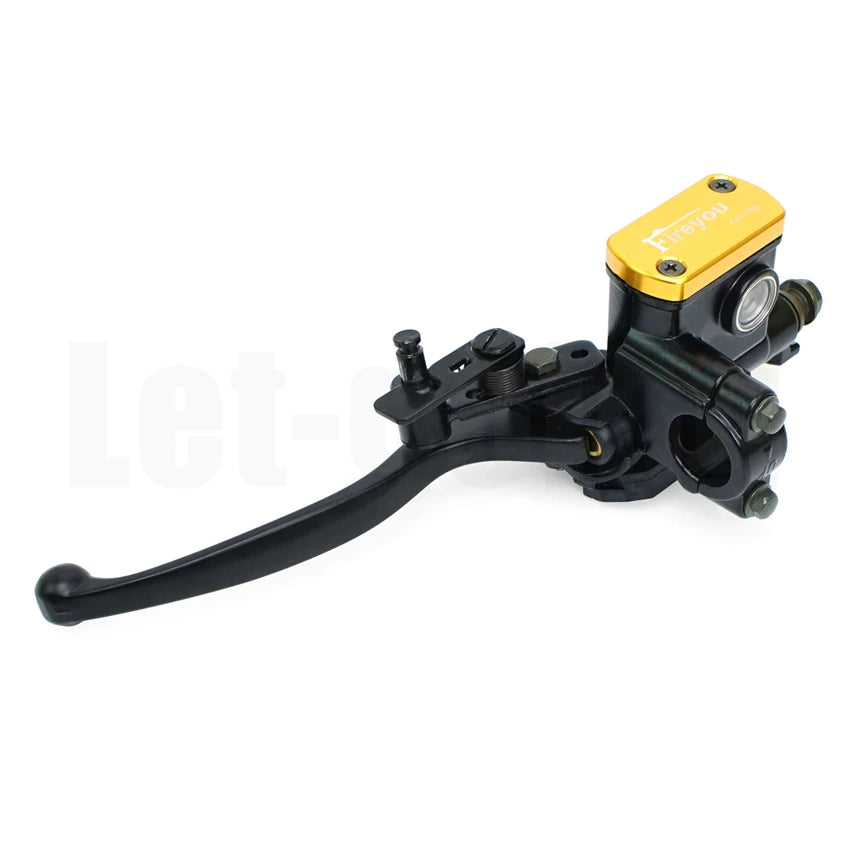 Moto Locking Brake Clutch Lock Master Cylinder Lever Holding for Quad Bike ATV 50Cc 110Cc 150Cc Front Left 7/8" 22Mm Pitbike