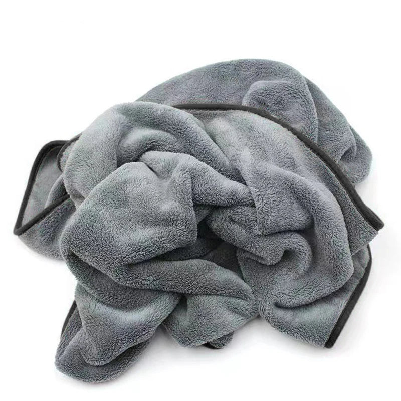 120X52 100X40 75X35Cm Microfiber Car Wash Towel Extra Soft Cloth Fast Drying Auto Detailing Microfiber Rag for Car Cleaning