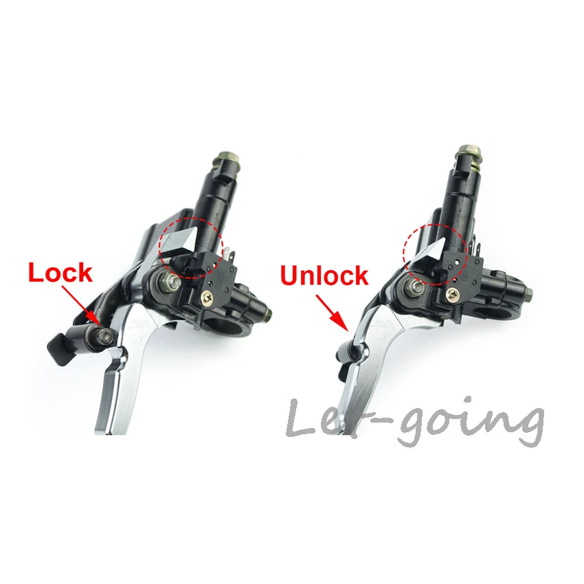 Moto Locking Brake Clutch Lock Master Cylinder Lever Holding for Quad Bike ATV 50Cc 110Cc 150Cc Front Left 7/8" 22Mm Pitbike